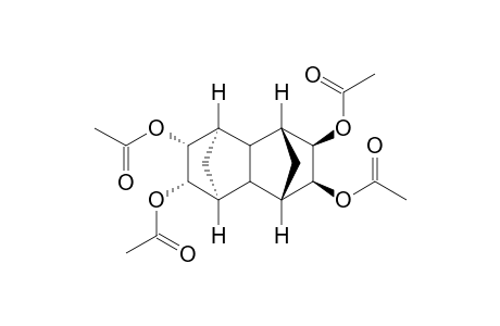 (1R*,3R*,4R*,5S*,6S*,8S*,9S*,10R*)-4,5,9,10-Tetraacetoxytetracyclo[6.2.1.1(3,6).0(2,7)]dodecane