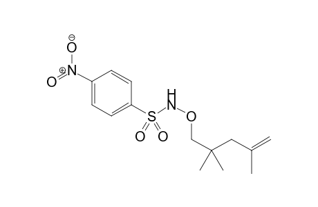 4-Nitro-N-[(2,2,4-trimethylpent-4-en-1-yl)oxy]benzenesulfonamide