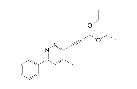 3-(3,3-Diethoxy-1-propynyl)-4-methyl-6-phenylpyridazine