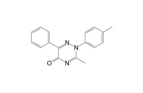 3-Methyl-2-(4-methylphenyl)-6-phenyl-1,2,4-triazin-5(2H)-one