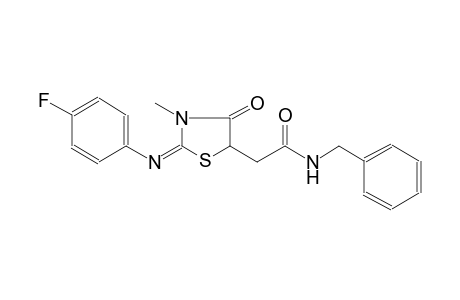 5-thiazolidineacetamide, 2-[(4-fluorophenyl)imino]-3-methyl-4-oxo-N-(phenylmethyl)-, (2E)-