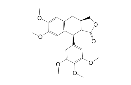 DEOXYISOSIKKIMOTOXIN;RAC-(7'-BETA,8-ALPHA,8'-BETA)-4,5,3',4',5'-PENTAMETHOXY-2,7'-CYCLOLIGNAN-9',9-OLIDE