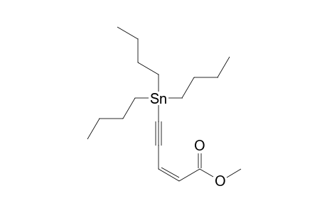 Methyl (Z)-5-tributylstannyl-2-penten-4-ynoate