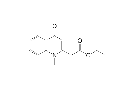 1,4-dihydro-1-methyl-4-oxo-2-quinolineacetic acid, ethyl ester