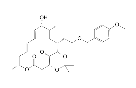 6"-Dihydro-3,5-isopropylidene-6"-O-(4-methoxybenzyl) Leuconolide A1