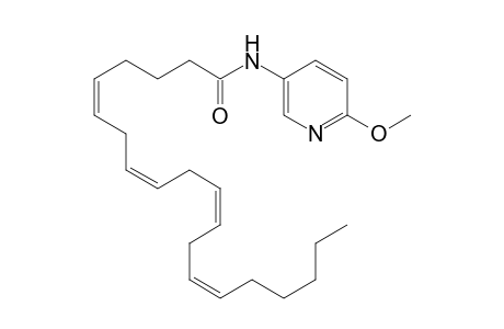 (5Z,8Z,11Z,14Z)-N-(6-methoxy-3-pyridyl)icosa-5,8,11,14-tetraenamide