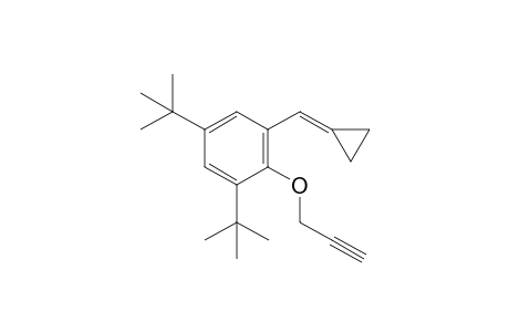 1,5-ditert-butyl-3-(cyclopropylidenemethyl)-2-prop-2-ynoxy-benzene