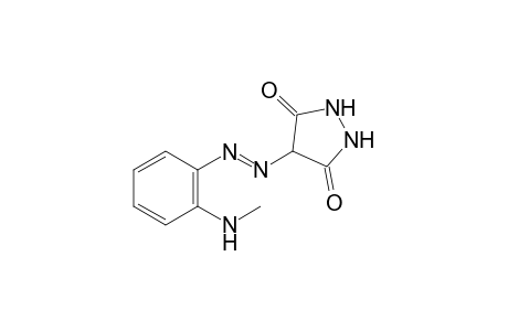 4-{[o-(methylamino)phenyl]azo}-3,5-pyrazolidinedione