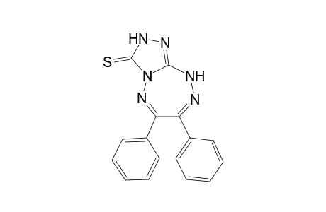 1,2-Dihydro-6,7-diphenyl-3H-4,2,1-triazolo[3,4-b][1,2,4,5]tetrazepine-3-thione