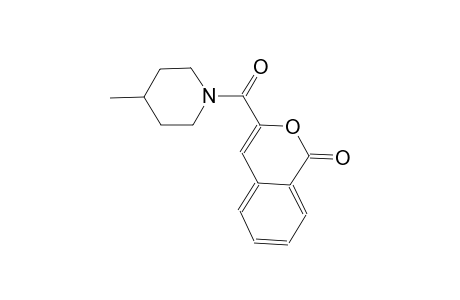 3-[(4-methyl-1-piperidinyl)carbonyl]-1H-2-benzopyran-1-one
