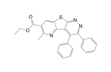 Ethyl 6-methyl-3,4-diphenylpyrido[2',3':4,5]thieno[2,3-c]pyridazine-7-carboxylate