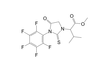 N-(Carboxymethyl)valine- - (pentafluorophenyl)isothiocyanate - {(N(1)-(methoxycarbonyl)isobutyl}- derivative
