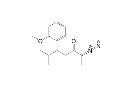 2-Diazo-5-(2'-methoxyphenyl)-6-methylheptan-3-one