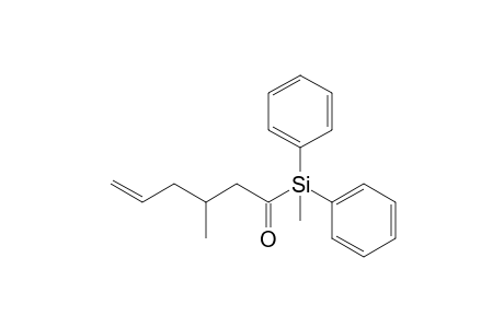3-Methyl-1-methyldiphenylsilyl-5-hexen-1-one
