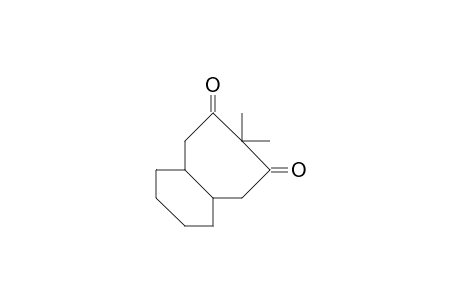 cis-4,4-Dimethyl-bicyclo(5.4.0)undecane-3,5-dione