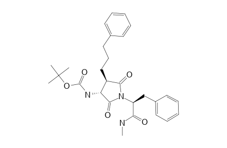 TERT.-BUTYL-(3R,4R)-1-[(S)-1-(METHYLAMINO)-1-OXO-3-PHENYLPROPAN-2-YL]-2,5-DIOXO-4-(3-PHENYLPROPYL)-PYRROLIDIN-3-YL-CARBAMATE