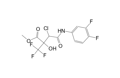 methyl 3-chloro-4-(3,4-difluoroanilino)-2-hydroxy-4-oxo-2-(trifluoromethyl)butanoate