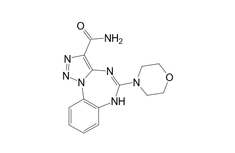 3-Carboxamido-1,2,3-triazolo[1,5-a]-(1,3,5)-benzotriazepine-5-morpholine