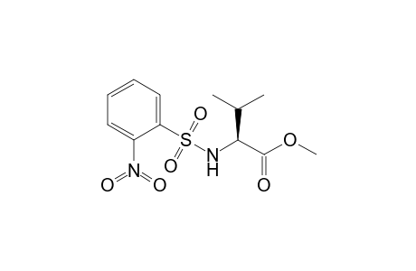 (2S)-3-methyl-2-[(2-nitrophenyl)sulfonylamino]butanoic acid methyl ester