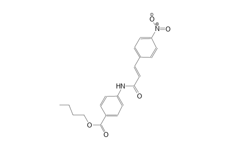 butyl 4-{[(2E)-3-(4-nitrophenyl)-2-propenoyl]amino}benzoate