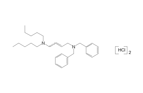 N,N-dibenzyl-N',N'-dipentyl-2-butene-1,4-diamine, dihydrochloride