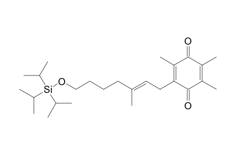 2,3,5-Trimethyl-6-(3-methyl-7-triisopropylsilyloxyhept-2-enyl)-[1,4]benzoquinone