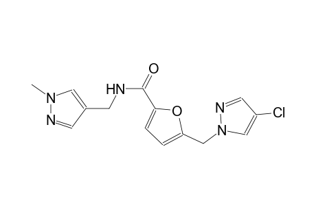 2-furancarboxamide, 5-[(4-chloro-1H-pyrazol-1-yl)methyl]-N-[(1-methyl-1H-pyrazol-4-yl)methyl]-