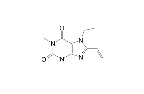 7-ethyl-1,3-dimethyl-8-vinyl-xanthine