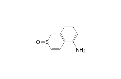 2-[(Z)-2-methylsulfinylvinyl]aniline