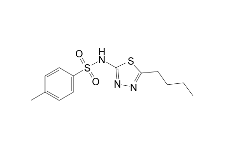 N-(5-butyl-1,3,4-thiadiazol-2-yl)-p-toluenesulfonamide