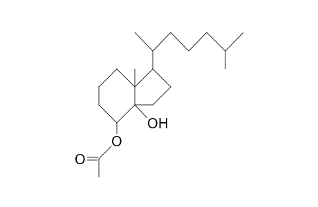 1-(1,5-Dimethyl-hexyl)-4-acetoxy-3a-hydroxy-7a-methyl-hydrindan