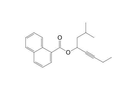 1-Naphthoic acid, 2-methyloct-5-yn-4-yl ester