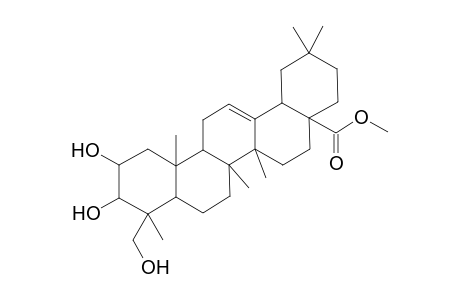 Olean-12-en-28-oic acid, 2,3,23-trihydroxy-, methyl ester, (2.alpha.,3.beta.,4.alpha.)-