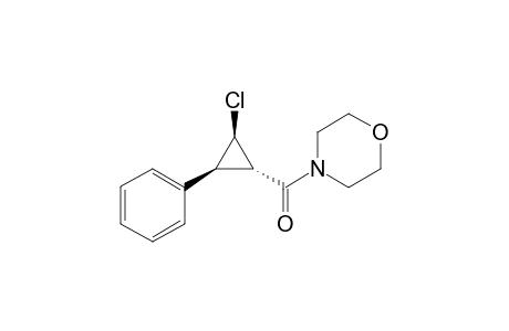 4-[(1S*,2R*,3S*)-(2-Chloro-3-phenylcyclopropyl)carbonyl]morpholine