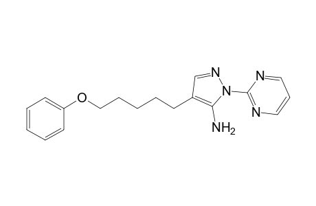 1H-Pyrazol-5-amine, 4-(5-phenoxypentyl)-1-(2-pyrimidinyl)-
