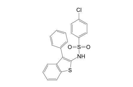 4-chloro-N-(3-phenyl(benzo(b)thien-2-yl)benzenesulfonamide
