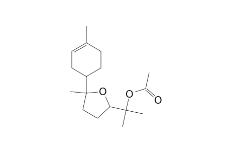2-Furanmethanol, tetrahydro-.alpha.,.alpha.,5-trimethyl-5-(4-methyl-3-cyclohexen-1-yl)-, acetate