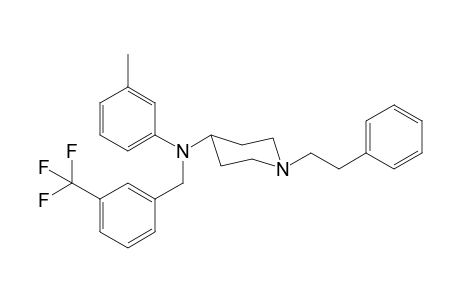N-(3-Trifluoromethylbenzyl)-N-(3-methylphenyl)-1-(2-phenylethyl)piperidin-4-amine