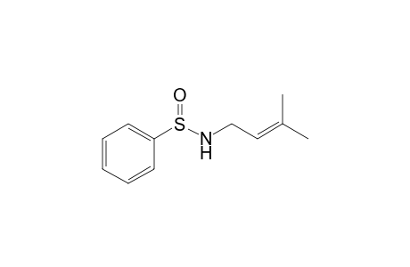 N-(3-methylbut-2-enyl)benzene-sulfinamide