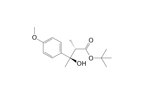 Anti-tert-butyl 3-hydroxy-3-(4-methoxyphenyl)-2-methylbutanoate