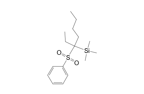 Silane, [1-ethyl-1-(phenylsulfonyl)pentyl]trimethyl-