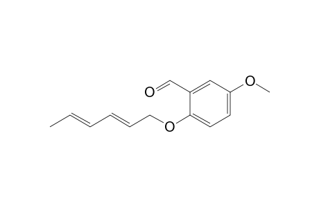 2-(2,4-Hexadienoxy)-5-methoxybenzaldehyde