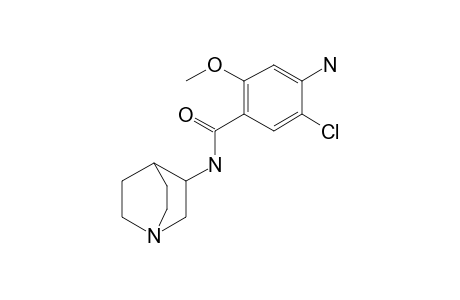 4-Amino-N-1-azabicyclo[2.2.2]oct-3-yl-5-chloro-2-methoxybenzamide