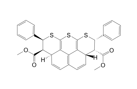 (2aS,3S,4S,8S,9S,9aS)-4,8-Diphenyl-3,4,9,9a-tetrahydro-2aH,8H-5,6,7-trithia-benzo[cd]pyrene-3,9-dicarboxylic acid dimethyl ester