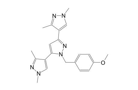 1'-(4-methoxybenzyl)-1,1'',3,3''-tetramethyl-1H,1'H,1''H-4,3':5',4''-terpyrazole