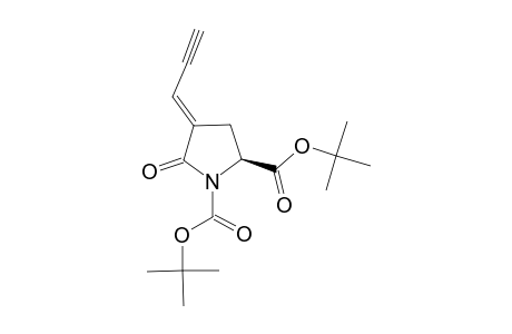 TERT.-BUTYL-(2S)-N-TERT.-BUTOXYCARBONYL-4-(PROP-2-YN-1-YLIDENE)-PYROGLUTAMATE