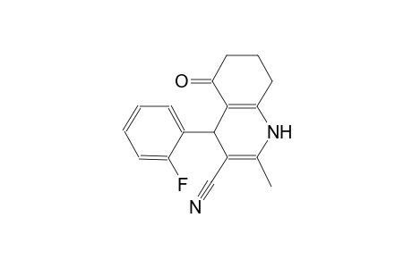 4-(2-fluorophenyl)-2-methyl-5-oxo-1,4,5,6,7,8-hexahydro-3-quinolinecarbonitrile