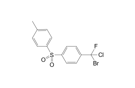 1-(bromochlorofluoromethyl)-4-(4-methylphenylsulfonyl)benzene