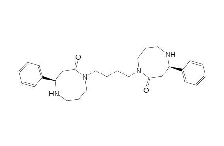 (4R)-1-[4-[(4R)-2-keto-4-phenyl-1,5-diazocan-1-yl]butyl]-4-phenyl-1,5-diazocan-2-one