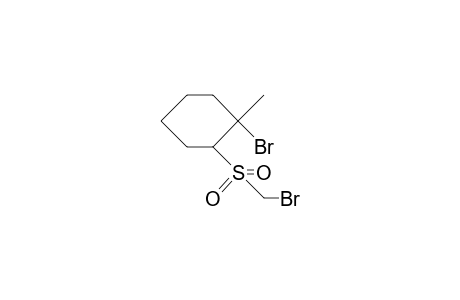 1-Bromo-1-methyl-2-(bromomethyl-sulfonyl)-cyclohexane